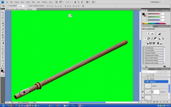 Creation of Rusty Flute: Step 4